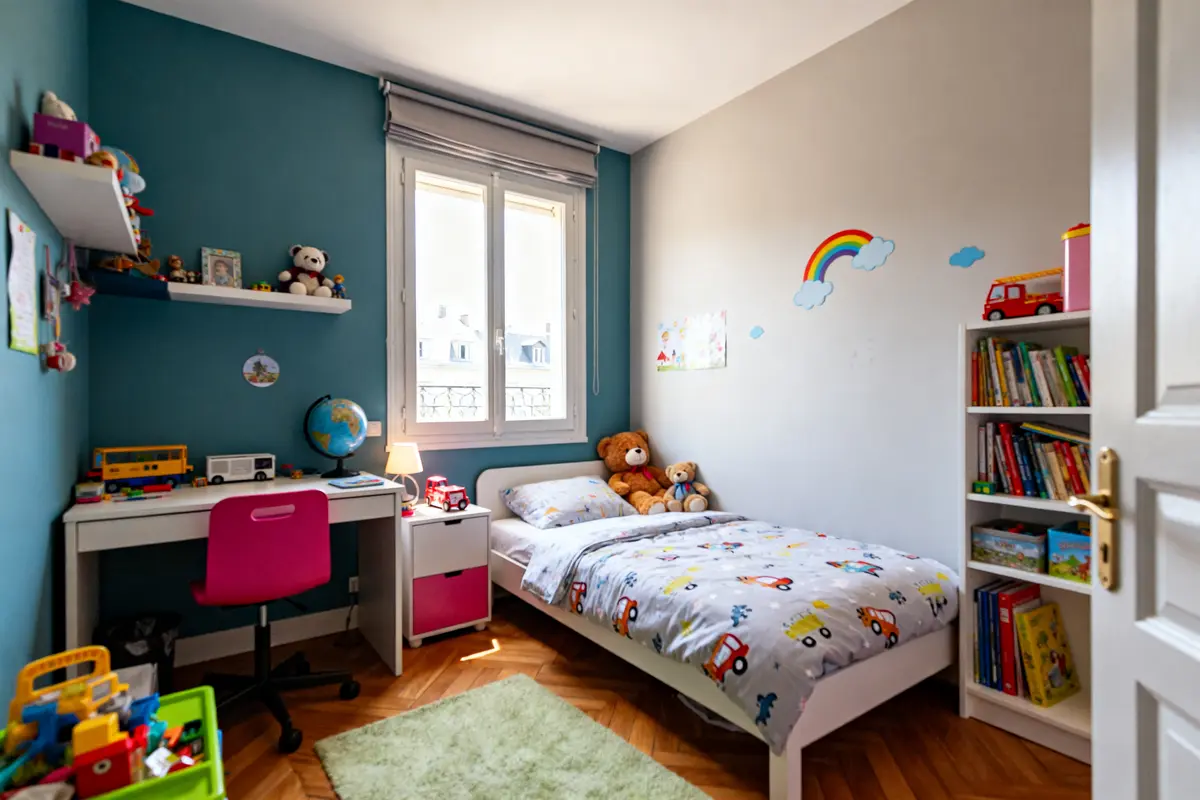 Dimension chambre enfant : Quelle taille minimum pour bien aménager ?