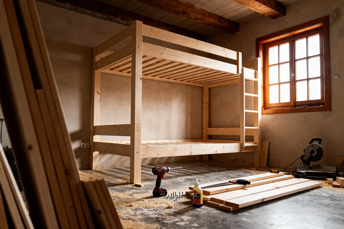 Fabriquer un lit superposé facilement : guide pratique et astuces