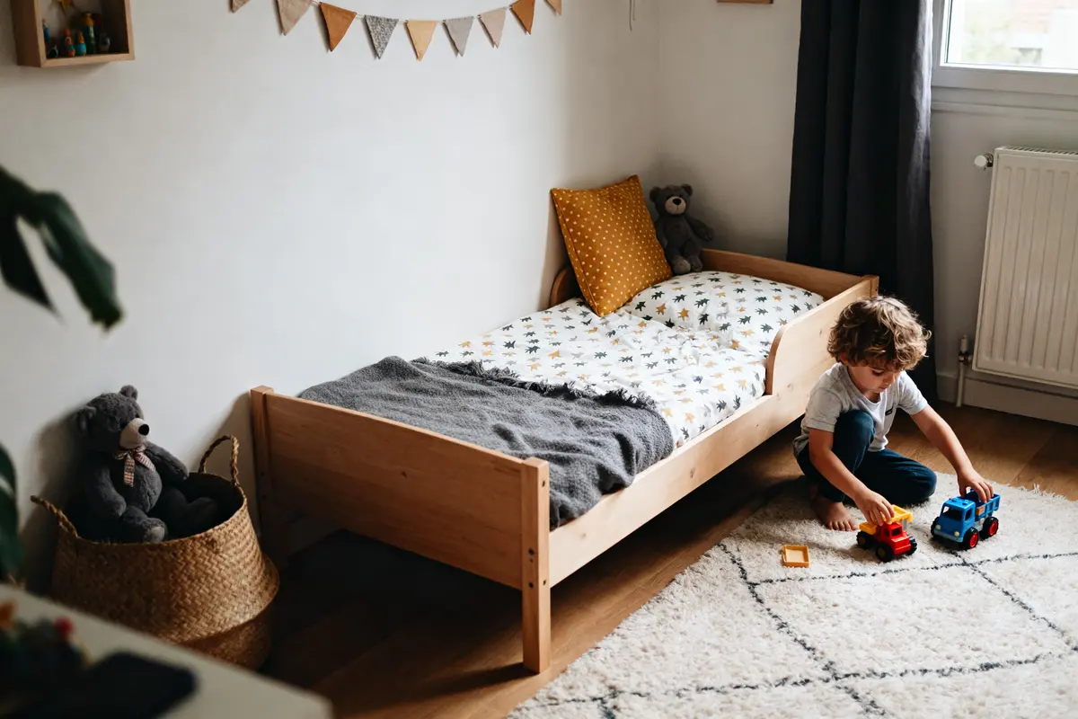 Lit 60×120 jusqu’à quel âge faire la transition idéale ?