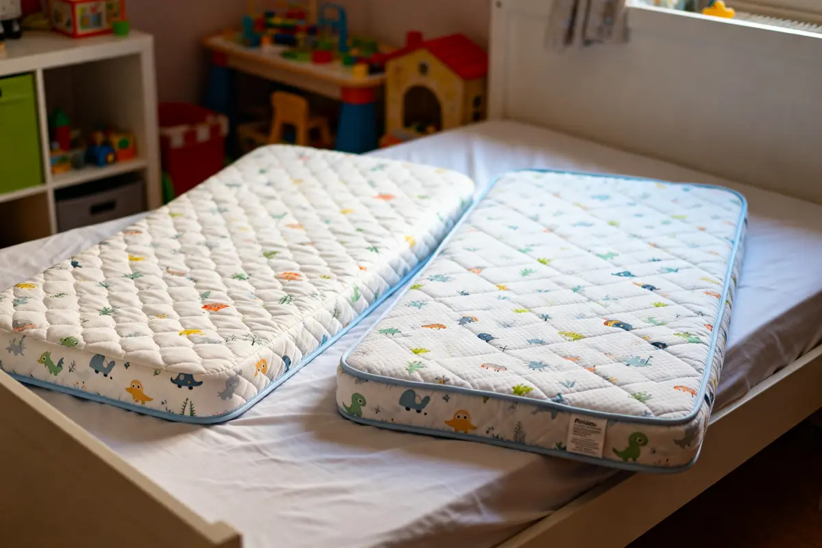Taille du matelas bébé : Quelle dimension et épaisseur choisir ?